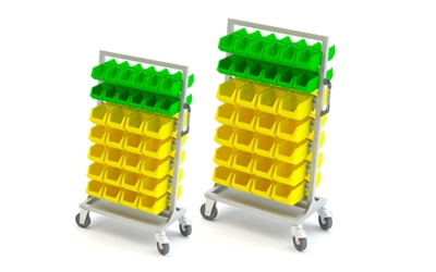 Bin Tool Trolley Manufacturer in Ahmedabad.